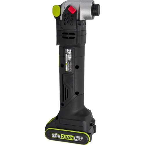 Аккумуляторный бесщеточный реноватор WORX Professional WU690.1 20 В, 2 Ач х 2, ЗУ 1.2 А WU690.1 фото 9 Аккумуляторный бесщеточный реноватор WORX Professional WU690.1 20 В, 2 Ач х 2, ЗУ 1.2 А WU690.1 фото 9