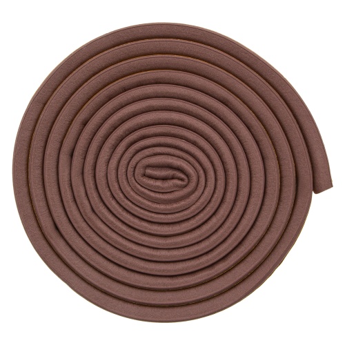 Уплотнитель резиновый, 6 м, профиль "D", коричневый Сибртех фото 2