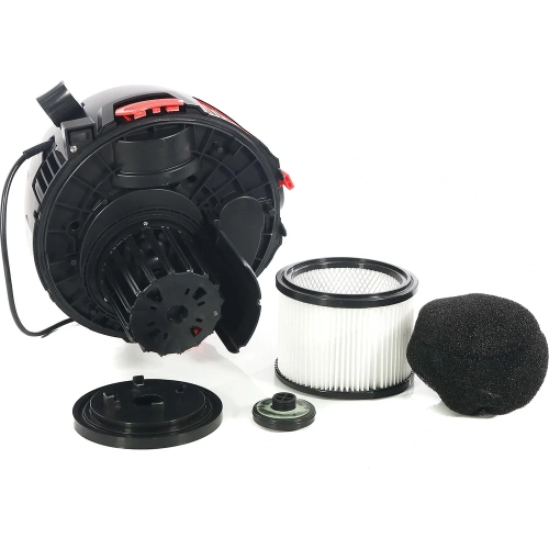 Строительный пылесос ИНТЕРСКОЛ ПУ-20/1400Р сух./влаж. уборка, розетка с синхр. 706.1.0.00 фото 3