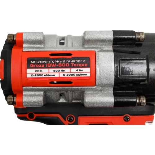 Аккумуляторный гайковерт Grozatools iBW-800 Torque G0202 фото 7