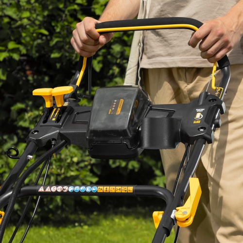 Газонокосилка бензиновая GLD-460SP-VE, 146 см3, шир. 46см, привод, вариатор, эл.старт, 60 л Denzel фото 28