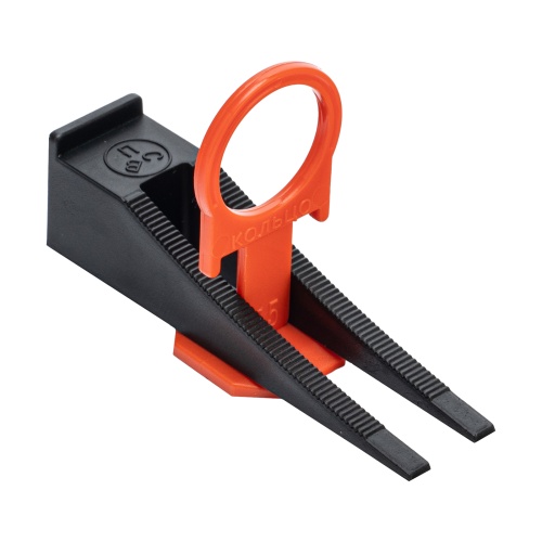 Комплект зажим и клин для системы выравнивания плитки СВП Кольцо, 40/40 шт. в пакете Сибртех фото 5