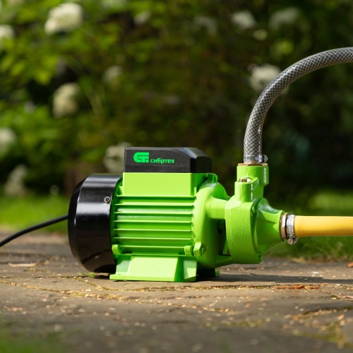 Садовый поверхностный насос СПН370-Ч, 370 Вт, напор 25 м, 1700 л/ч, чугун Сибртех фото 14