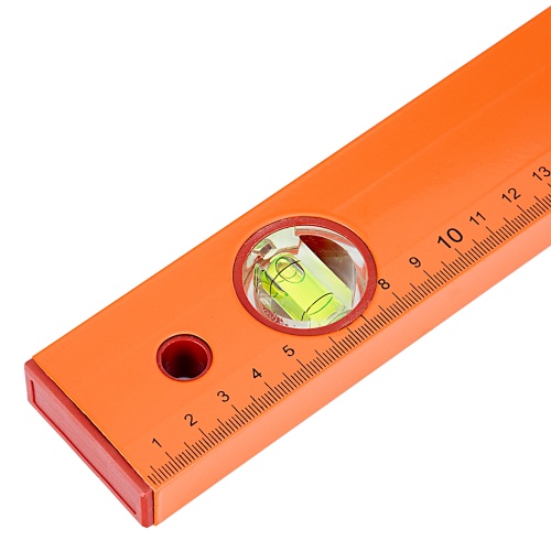 Уровень алюминиевый, 400 мм, 3 глазка, желтый, линейка Sparta фото 4