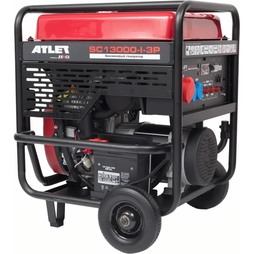 Бензиновый генератор ATLET (11кВт, электростартер, колеса и ручки) SC13000-I-3P фото 8