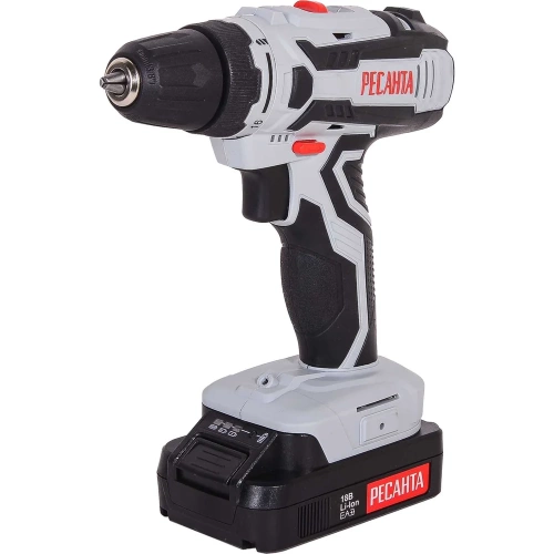 Аккумуляторная дрель-шуруповерт Ресанта ДА-18-2ЛК 75/14/5