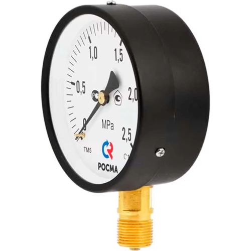 Общетехнический манометр РОСМА ТМ-510Р.00 (0-2.5МПа) ДК100 G1/2, класс точности 1.5 D070-00125 фото 3 Общетехнический манометр РОСМА ТМ-510Р.00 (0-2.5МПа) ДК100 G1/2, класс точности 1.5 D070-00125 фото 3