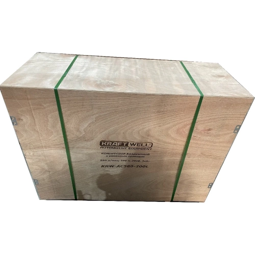 Компрессор поршневой KraftWell 580 л/мин, 10 бар, 200 л, 380 В, произв-ть 580 л/мин., объем ресивера 200 л KRW-AC580-200L фото 6