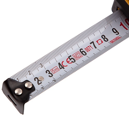 Рулетка 5м х 25мм, двухкомп. корпус, кнопка-пауза Denzel фото 7