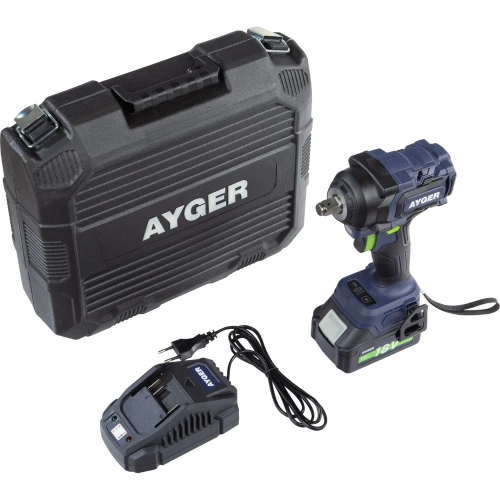 Гайковерт аккумуляторный бесщеточный AYGER APW18/550 фото 8