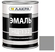 Эмаль Лакра НЦ-132 глянцевая серая 0,7 кг