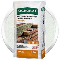 Раствор кладочный Основит Брикформ МС11 супербелый 25 кг