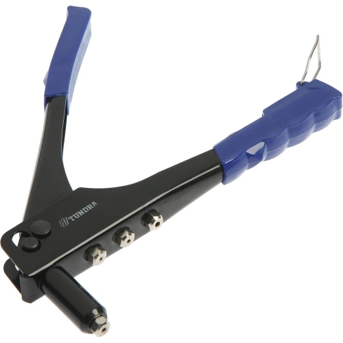 Заклепочник ТУНДРА 240 мм, заклепки 2.4 - 3.2 - 4 - 4.8 мм 1124367 Заклепочник ТУНДРА 240 мм, заклепки 2.4 - 3.2 - 4 - 4.8 мм 1124367