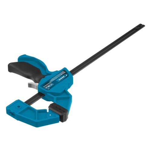 Струбцина реечная, быстрозажимная, пистолетного типа, пошаговый механизм, пластиковый корпус, 300 мм Gross фото 3