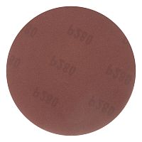 Круг абразивный на ворсовой подложке под "липучку", P 280, 125 мм, 10 шт Matrix