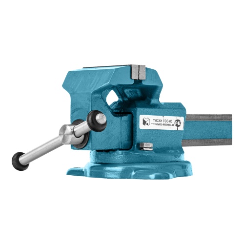 Тиски слесарные, 80 мм, поворотные (Глазов) фото 19