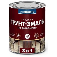Грунт-эмаль Proremontt 3 в 1 матовая белая 0,8 кг