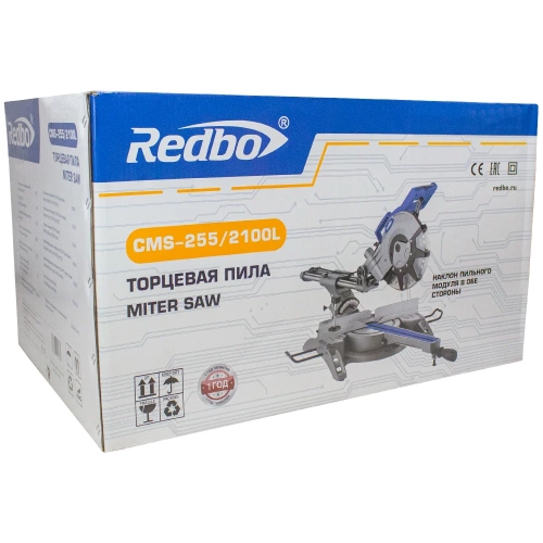 Пила торцовочная Redbo CMS-255/2100L, 2100Вт, 255мм, протяжка, лазер 39188 фото 10 Пила торцовочная Redbo CMS-255/2100L, 2100Вт, 255мм, протяжка, лазер 39188 фото 10