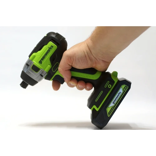 Ударный аккумуляторный винтоверт Greenworks GD24ID3 3802807 фото 10