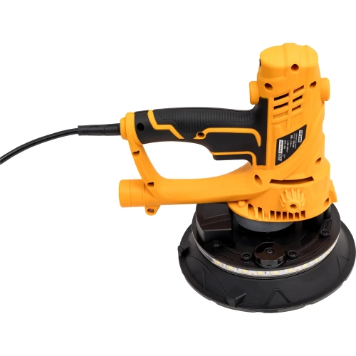 Шлифовальная машина для стен STEHER d180 мм, 900 Вт, подсветка DWH-900 фото 4 Шлифовальная машина для стен STEHER d180 мм, 900 Вт, подсветка DWH-900 фото 4