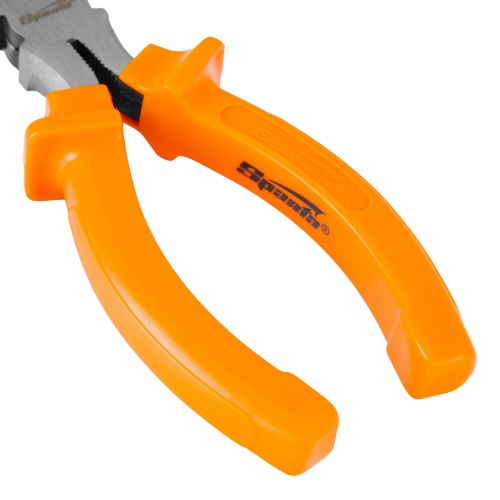 Длинногубцы изогнутые Classic, 160 мм, шлифованные, пластмассовые рукоятки Sparta фото 6