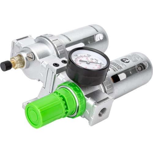 Блок подготовки воздуха с регулятором давления и маслораспылителем 1/4" ECO AU-02-14 фото 4