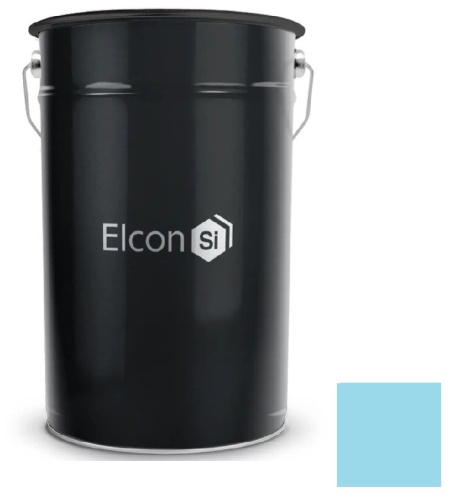 Эмаль термостойкая Elcon КО-868 400 градусов голубая 25 кг
