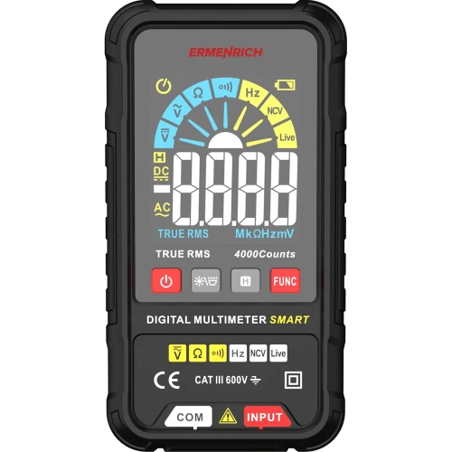 Цифровой мультиметр Ermenrich (Эрменрих) Zing TC14 82981 Цифровой мультиметр Ermenrich (Эрменрих) Zing TC14 82981