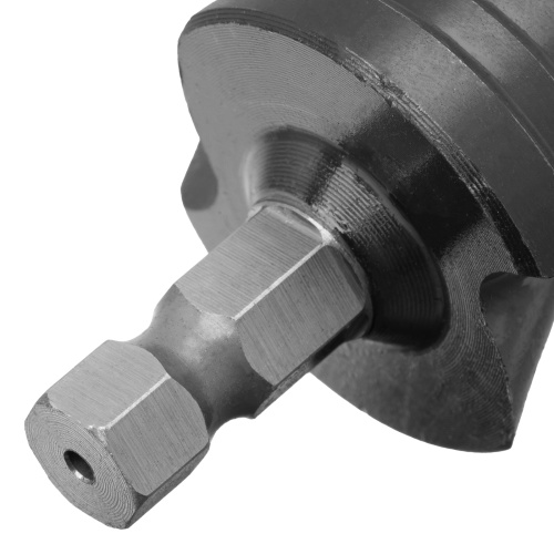 Сверло ступенчатое, 9-12-15-18-21-24-27-30-33-36 мм, Р6М5, 6-гр. хвостовик Denzel фото 5