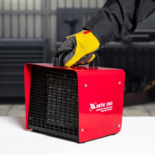 Тепловая пушка керамическая SHCL-3000, квадратная, 230 В, 480 м3/ч, 1/3 кВт// MTX фото 12