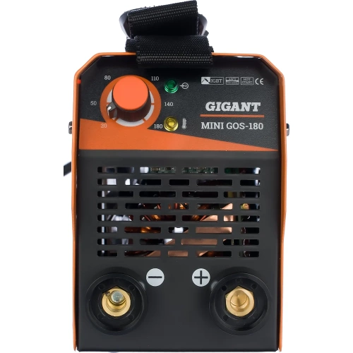 Сварочный инвертор (180 А; кабель 1.5+1.35 м; ПВ 60%) Gigant MMA MINI GOS-180 фото 9 Сварочный инвертор (180 А; кабель 1.5+1.35 м; ПВ 60%) Gigant MMA MINI GOS-180 фото 9