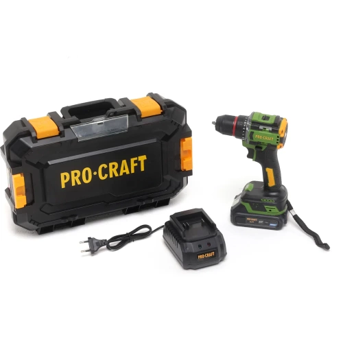 Шуруповерт аккумуляторный PROCRAFT 20В 45Нм (АКБ 1.5Ач+ЗУ+Кейс) PA18LiPro фото 10 Шуруповерт аккумуляторный PROCRAFT 20В 45Нм (АКБ 1.5Ач+ЗУ+Кейс) PA18LiPro фото 10