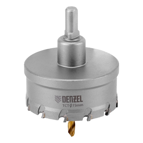 Коронка по металлу твердосплавная, 73 мм Denzel фото 4