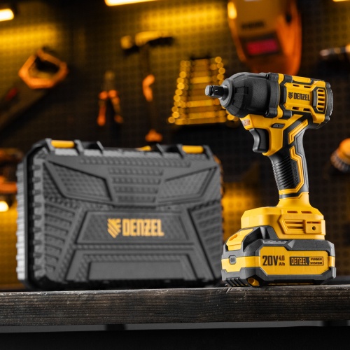 Гайковерт ударный аккумуляторный бесщет. CIWH-BL-20-500, Li-Ion, 20 В// Denzel фото 22 Гайковерт ударный аккумуляторный бесщет. CIWH-BL-20-500, Li-Ion, 20 В// Denzel фото 22