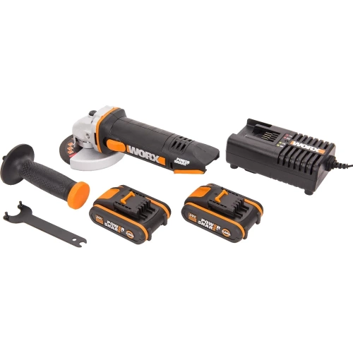 Аккумуляторная угловая шлифмашина WORX кейс WX800 фото 3 Аккумуляторная угловая шлифмашина WORX кейс WX800 фото 3