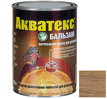 Бальзам масло для древесины Акватекс бесцветное 2 л