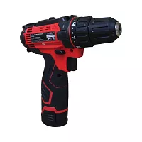 Аккумуляторная дрель FORZA 2 АКБ Li обойма, 12В, 2А/ч, 2 ск., к-кт свёрел и бит, кейс FZD6663S