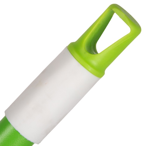 Щетка пластмассовая для подметания пола, 27 см, c черенком, 120 см, салатовая щетина, Home Palisad фото 4