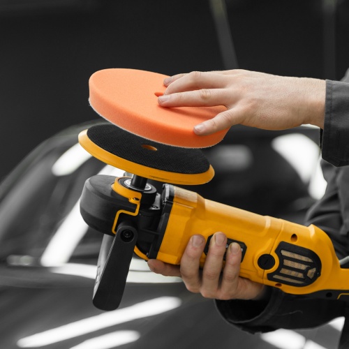 Машина полировальная CP-180, 1400 Вт, 180 мм, 0-3000 об/мин Denzel фото 30