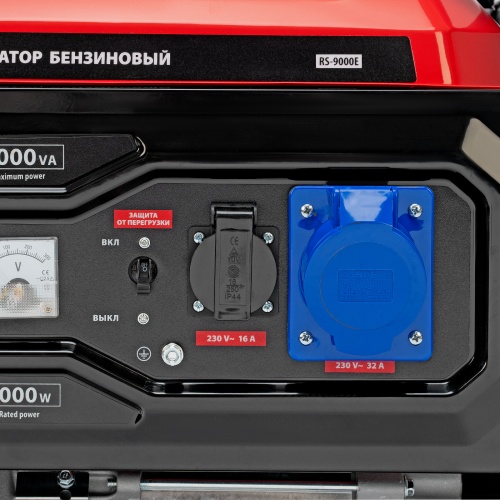Генератор бензиновый RS-9000E, 7 кВт, 230В, электростартер MTX фото 11