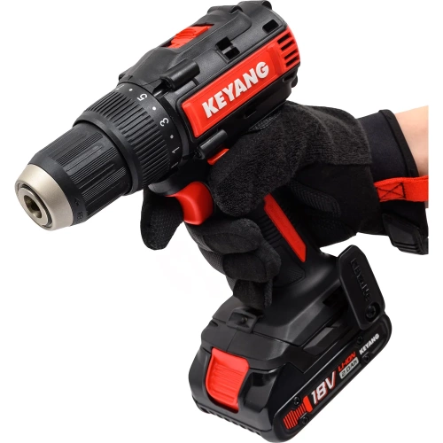 Бесщеточный аккумуляторный шуруповерт KEYANG DD18BL-W (Set) фото 11