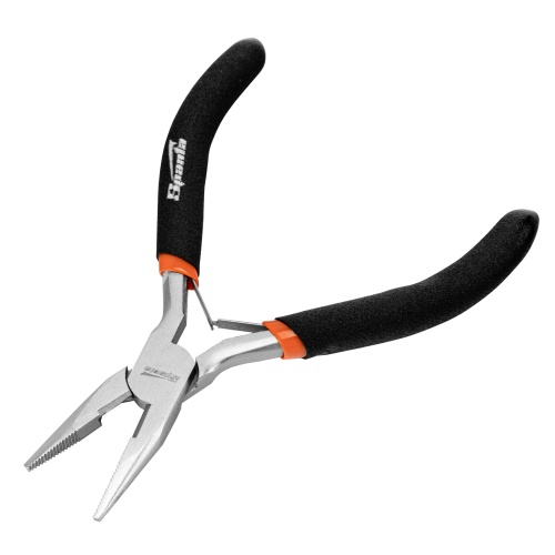 Длинногубцы прямые Mini, 130 мм, никелированные, авторазжим Sparta Длинногубцы прямые Mini, 130 мм, никелированные, авторазжим Sparta