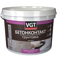 Грунтовка акриловая VGT Бетонконтакт ВД-АК-0301 под штукатурку 16 кг