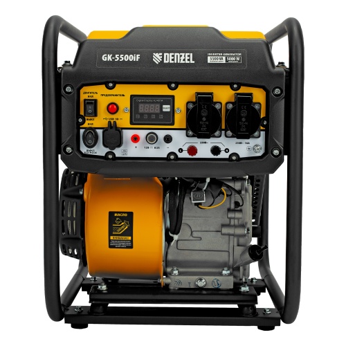 Генератор инверторный GK-5500iF, 5,5 кВт, 230 В, ручной старт DENZEL фото 8