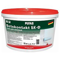 Грунтовка для повышения адгезии Pufas Betokontakt БК-Ф 15 кг/9,2 л