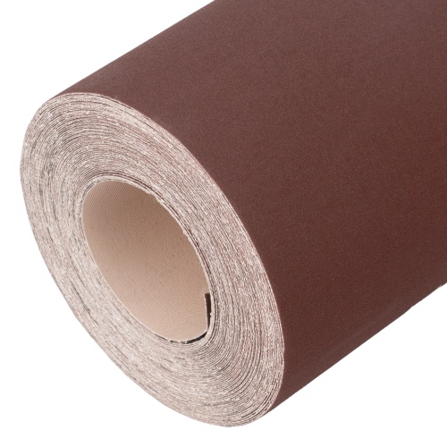 Шкурка на тканевой основе, KK18X W, зернистость 10Н(P 120) бобина 200 мм х 20 м, водостойкая, "БАЗ" фото 4