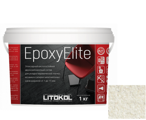 Затирка эпоксидная для швов Litokol Epoxyelite E.01 Зефир 1 кг
