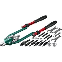 Комбинированный складной заклепочник в кейсе KRAFTOOL Combo3-M12 3 вида заклёпок 31182_z01