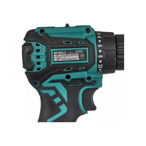 Бесщеточная аккумуляторная ударная дрель-шуруповерт MINLI 10мм. 40N.m Li-ion 18Vx2 / A DC107H.2 фото 4 Бесщеточная аккумуляторная ударная дрель-шуруповерт MINLI 10мм. 40N.m Li-ion 18Vx2 / A DC107H.2 фото 4