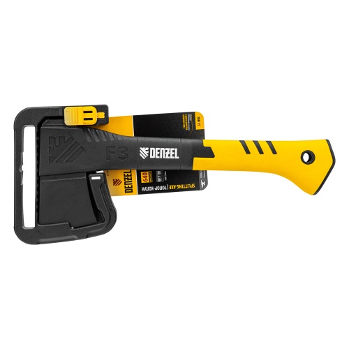 Топор-колун, F3, 640 гр, двухкомпонентная рукоятка, 320 мм// Denzel фото 9 Топор-колун, F3, 640 гр, двухкомпонентная рукоятка, 320 мм// Denzel фото 9